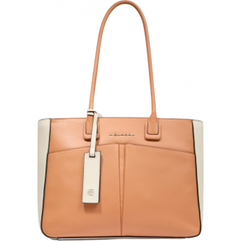 Деловая сумка женская PIQUADRO ASHLEY BD6461W134/AR охра натуральная кожа