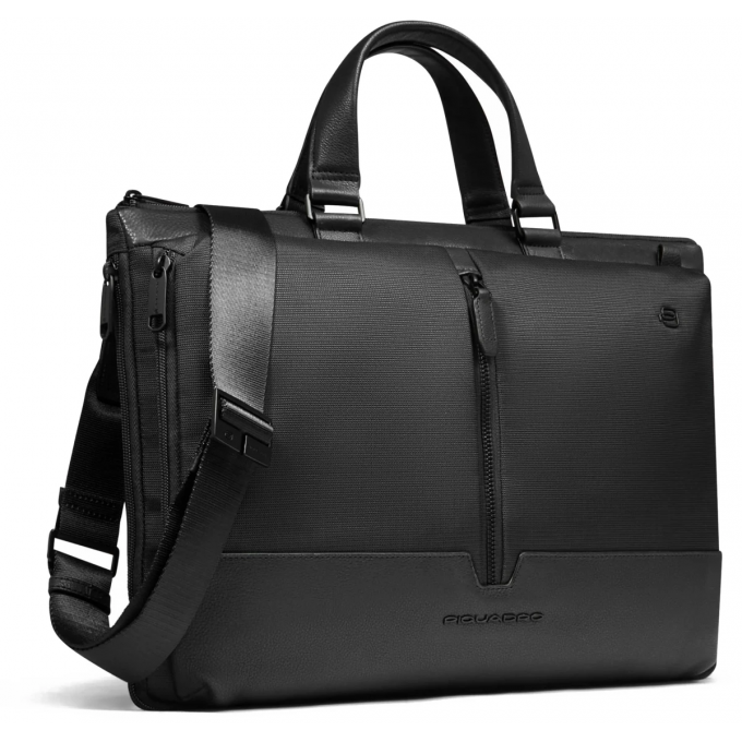 Деловая сумка мужская PIQUADRO RUSSEL черная CA4021W137/N
