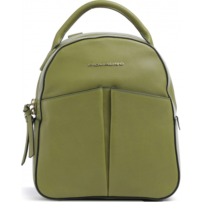 Рюкзак женский PIQUADRO ASHLEY оливковый/бежевый кожа CA6454W134/VE
