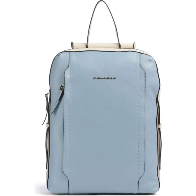 Рюкзак женский PIQUADRO CIRCLE бежевый/голубой кожа CA4576W92/AZBE2 Рюкзак женский PIQUADRO CIRCLE бежевый/голубой кожа CA4576W92/AZBE2