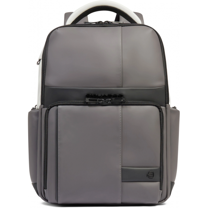 Рюкзак мужской PIQUADRO WOLLEM RUBBER серый/черный нейлон CA6239W129W/GRN