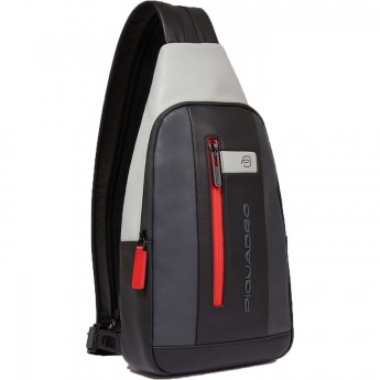 Рюкзак слинг мужской PIQUADRO URBAN CA6540UB00/GRN серый/черный