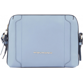 Сумка женская PIQUADRO CIRCLE BD4870W92/AZ3 голубая натуральная кожа