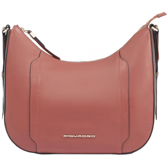 Сумка женская PIQUADRO CIRCLE BD6657W92/ARTM коралловая/кофейная натуральная кожа