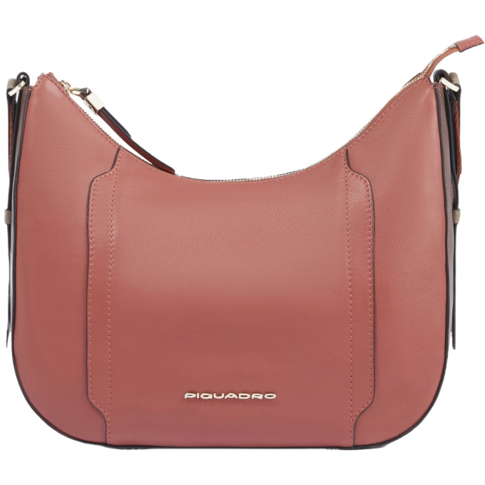 Сумка женская PIQUADRO CIRCLE коралловая/кофейная натуральная кожа BD6657W92/ARTM