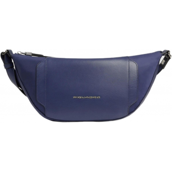 Сумка женская PIQUADRO LYRA CA6950W92T/BLU темно-синяя натуральная кожа/нейлон